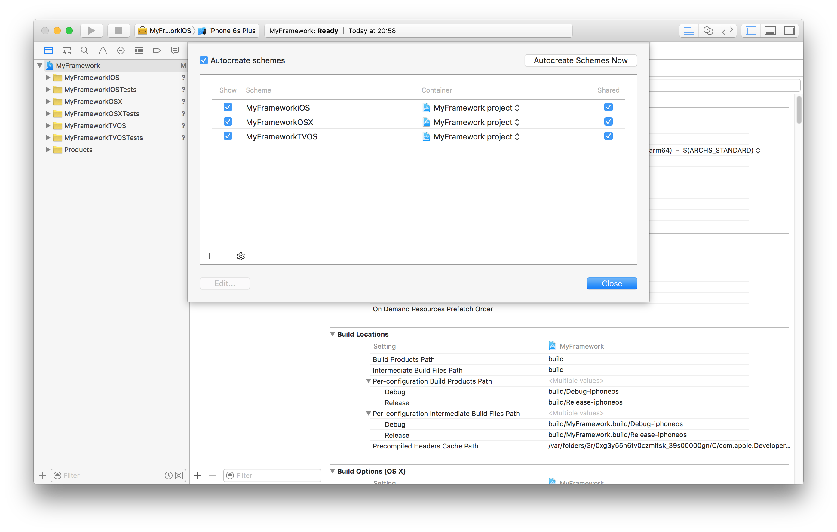 Creating Swift frameworks for iOS, OS X and tvOS with Unit Tests and Distributing via CocoaPods and Swift Package Manager